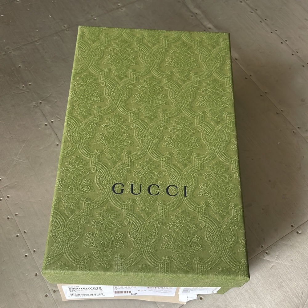 Gucci blue terrycloth fabric espadrilles flats sz 41.5 - Picture 14 of 14